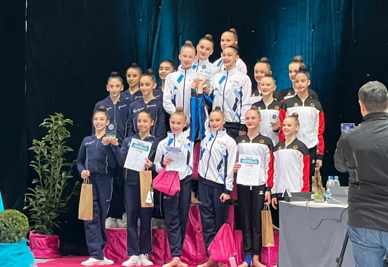 Gimnastlarımız Almaniyada keçirilən beynəlxalq turnirdə gümüş medal qazanıblar