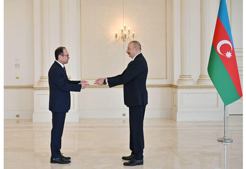 Prezident İlham Əliyev Bolqarıstanın Azərbaycanda yeni təyin olunmuş səfirinin etimadnaməsini qəbul edib
