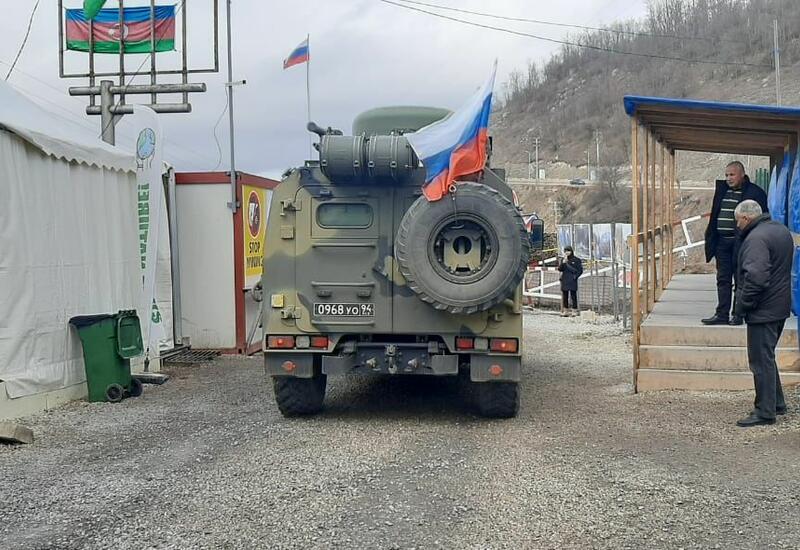 Sülhməramlılara aid daha 3 avtomobil Laçın yolundan maneəsiz keçib