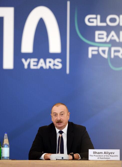 Prezident İlham Əliyev X Qlobal Bakı Forumunda iştirak edib