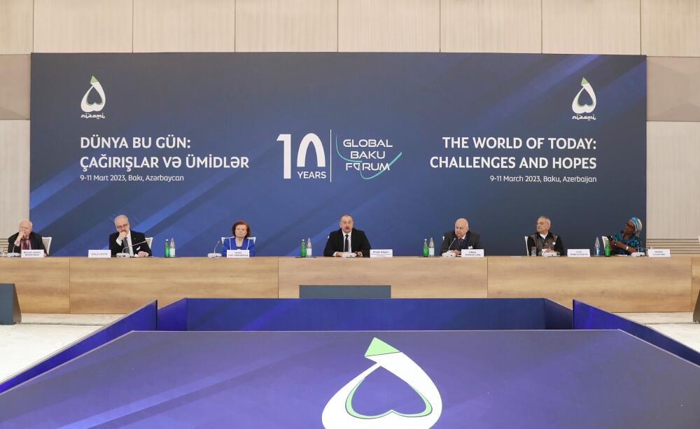 Prezident İlham Əliyev X Qlobal Bakı Forumunda iştirak edib