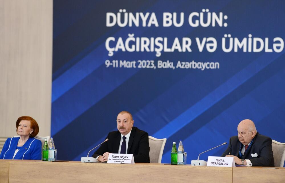 Prezident İlham Əliyev X Qlobal Bakı Forumunda iştirak edib