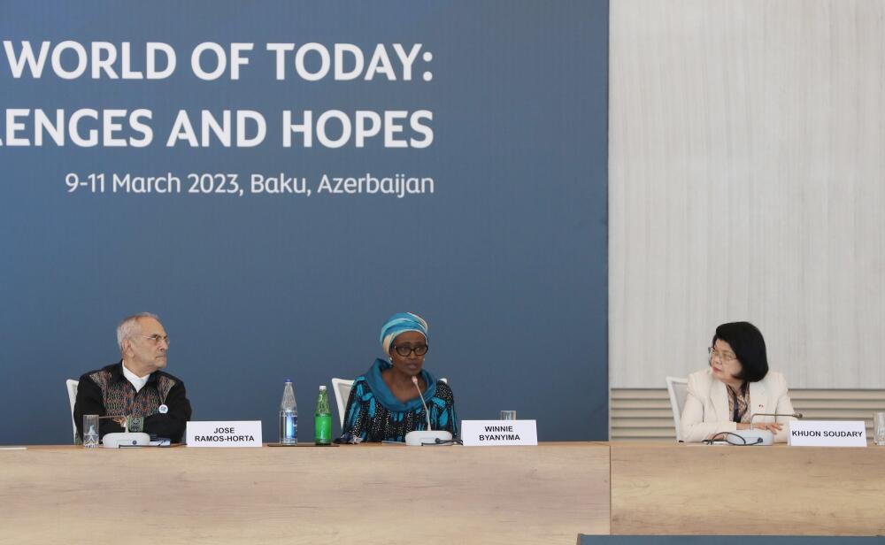 Prezident İlham Əliyev X Qlobal Bakı Forumunda iştirak edib