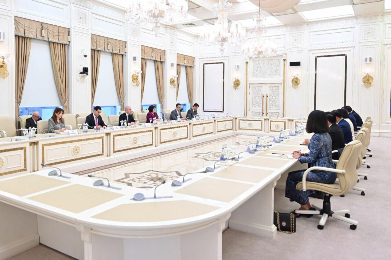 Sahibə Qafarova Kamboca Krallığı Milli Assambleyasının sədr müavini ilə görüşüb