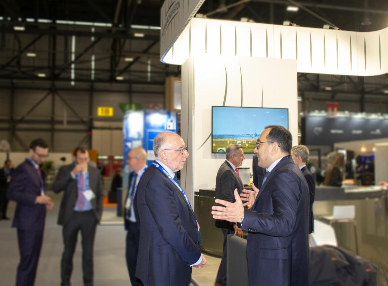 Гендиректор EUROCONTROL и президент Совета ICAO посетили стенд AZANS на «Airspace World 2023»