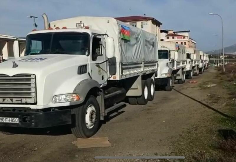 FHN-in Türkiyəyə humanitar yardım aparmış vasitələrinin növbəti hissəsi Bakıya qayıdır