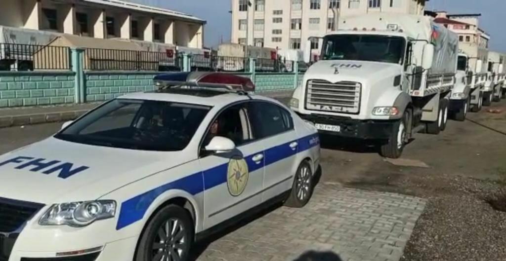 FHN-in Türkiyəyə humanitar yardım aparmış vasitələrinin növbəti hissəsi Bakıya qayıdır