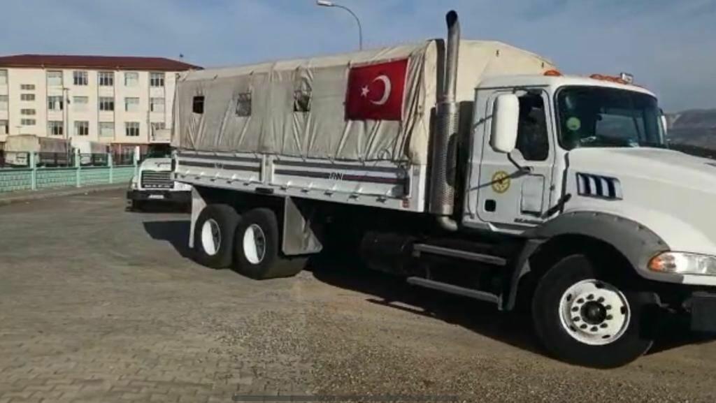 FHN-in Türkiyəyə humanitar yardım aparmış vasitələrinin növbəti hissəsi Bakıya qayıdır