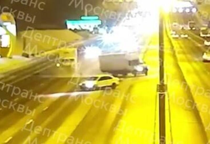Массовое ДТП в Москве