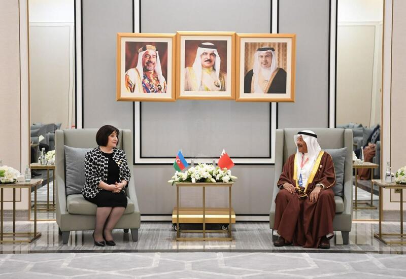 Сахиба Гафарова обсудила сотрудничество с коллегой из Бахрейна