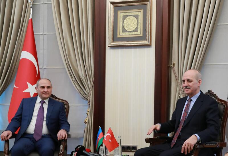 Ankarada YAP Sədrinin müavini ilə AK Parti Sədrinin birinci müavini arasında görüş keçirilib