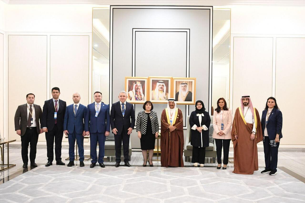 Сахиба Гафарова обсудила сотрудничество с коллегой из Бахрейна