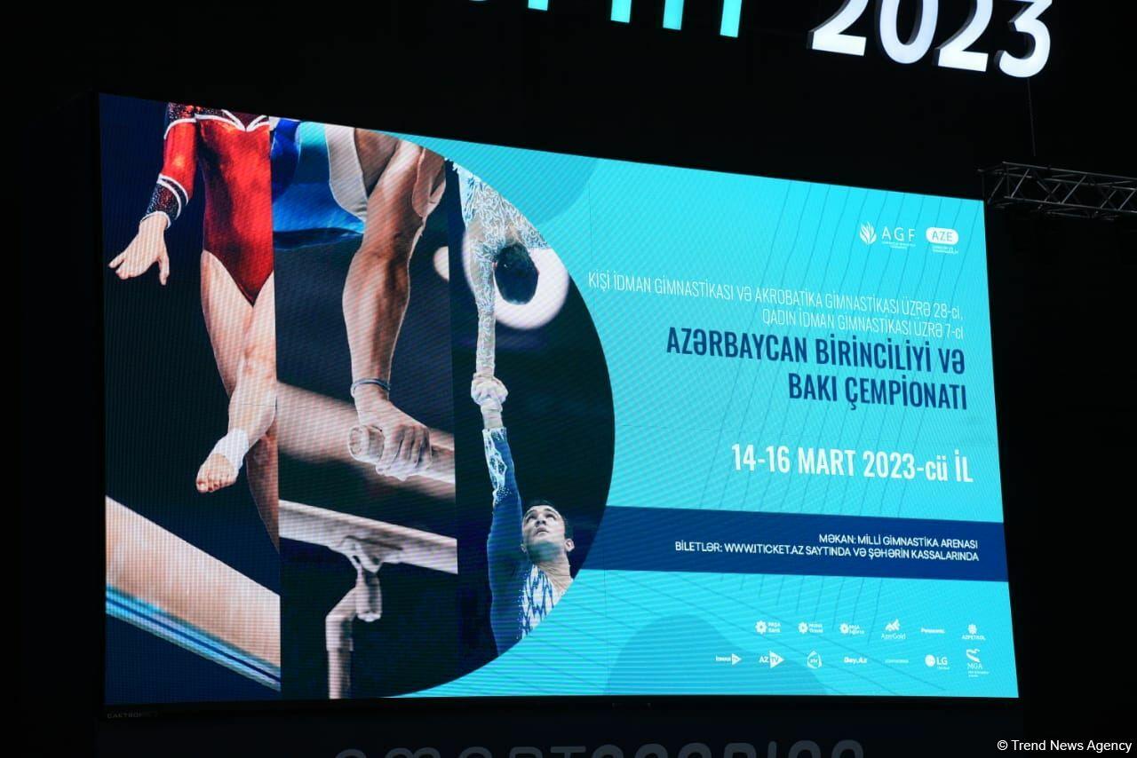 Дан старт первенству Азербайджана и чемпионату Баку по спортивной и акробатической гимнастике