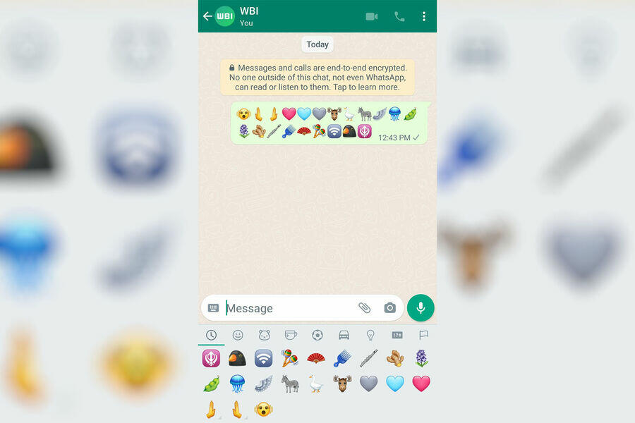В WhatsApp появились новые смайлики