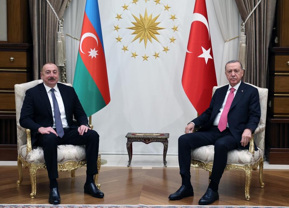 Prezident İlham Əliyevin Türkiyə Prezidenti Rəcəb Tayyib Ərdoğanla görüşü olub