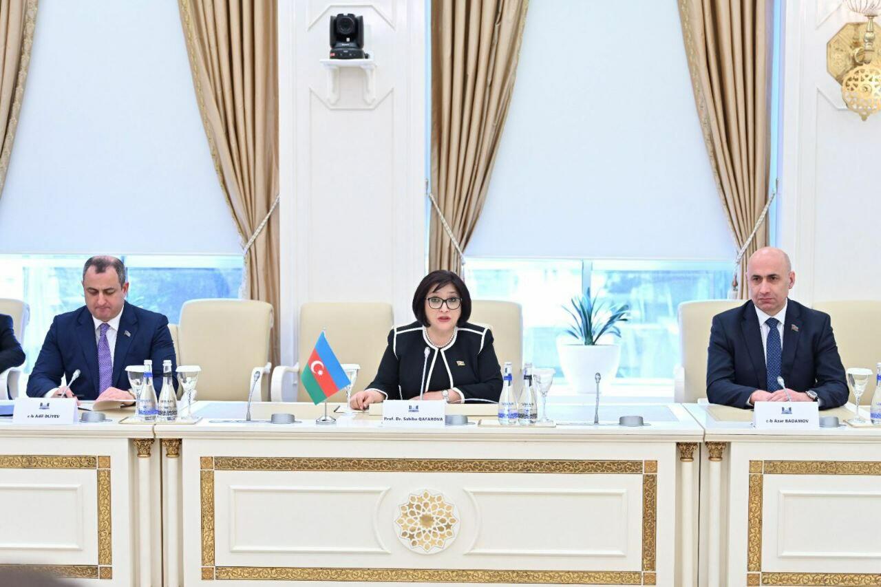 Сахиба Гафарова встретилась с председателем Народного собрания Республики Дагестан РФ