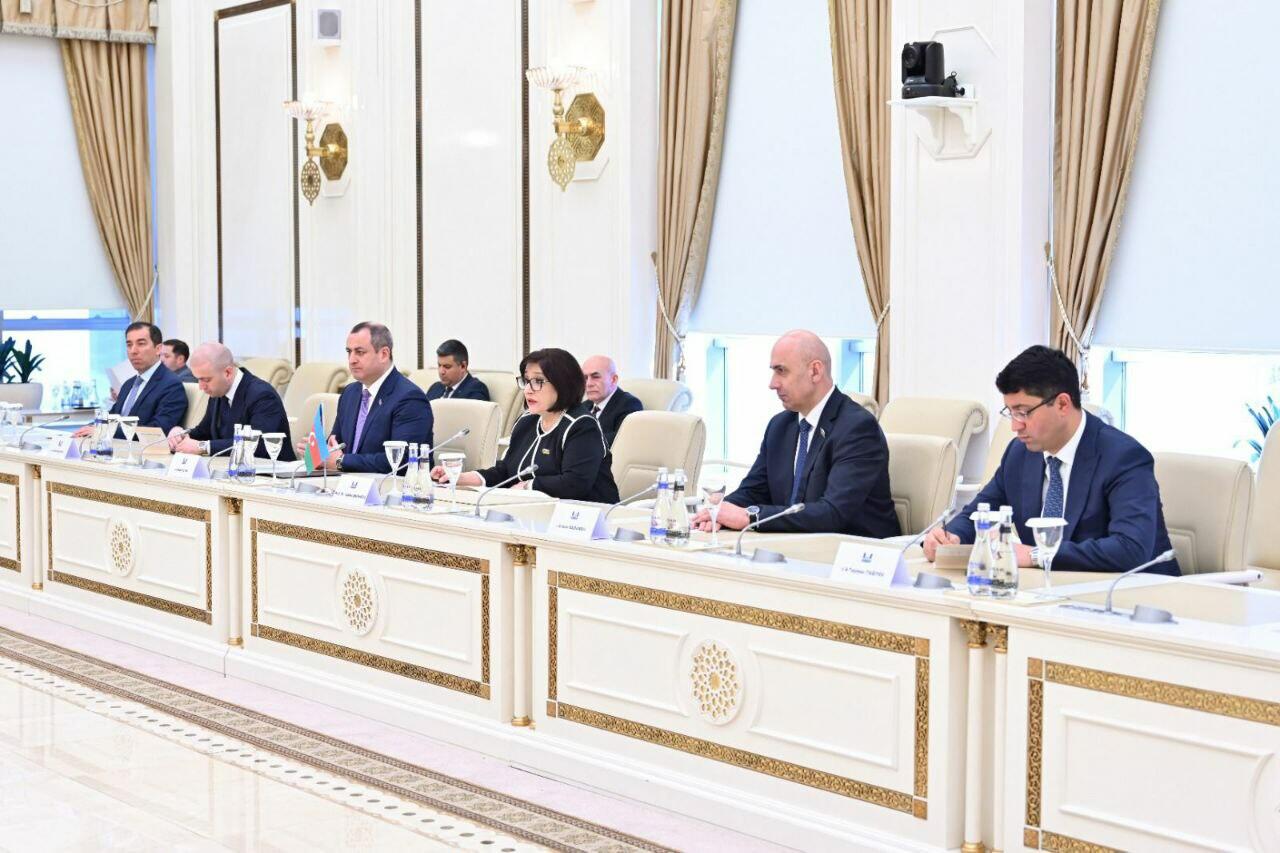 Сахиба Гафарова встретилась с председателем Народного собрания Республики Дагестан РФ