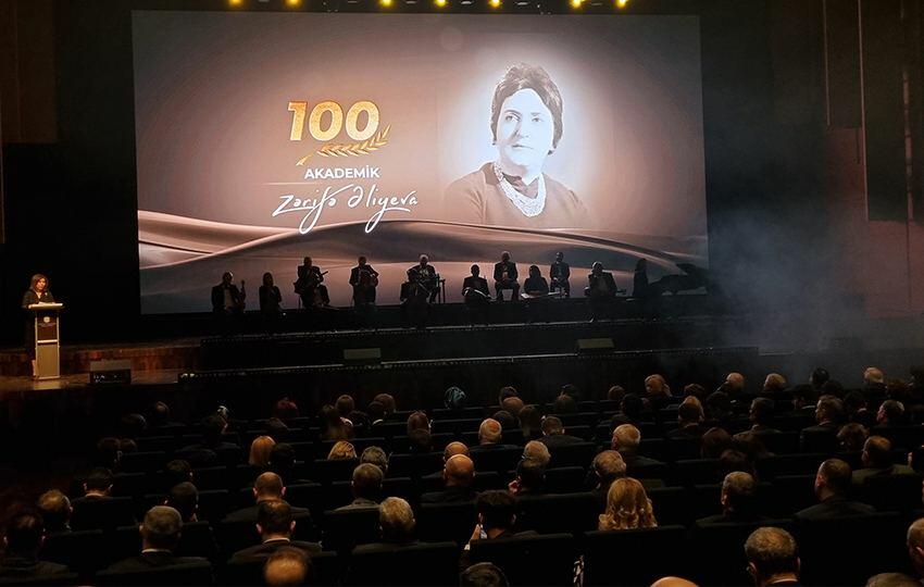 Состоялся вечер памяти, посвященный 100-летнему юбилею выдающегося азербайджанского ученого-офтальмолога, академика Зарифы Алиевой