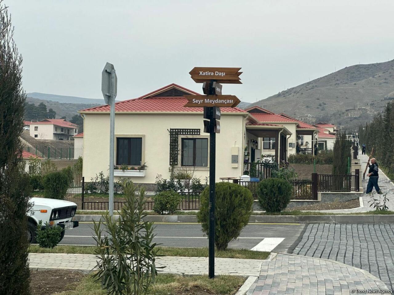 Освобожденное от оккупации село Талыш после восстановительных работ