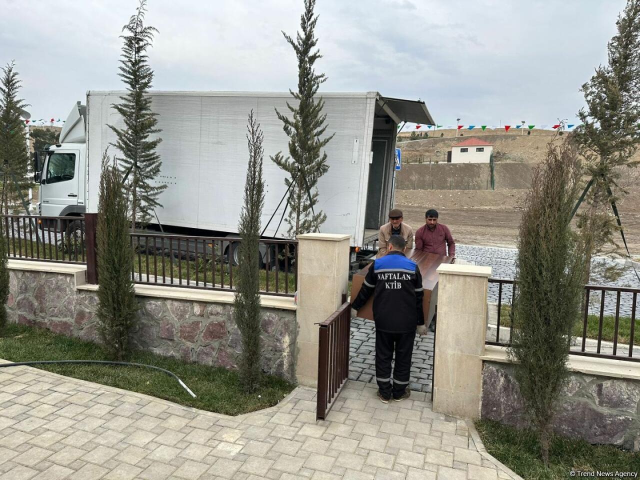 Освобожденное от оккупации село Талыш после восстановительных работ