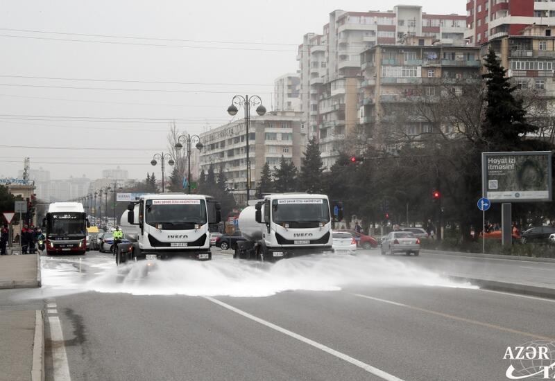 В Баку прошел общегородской субботник