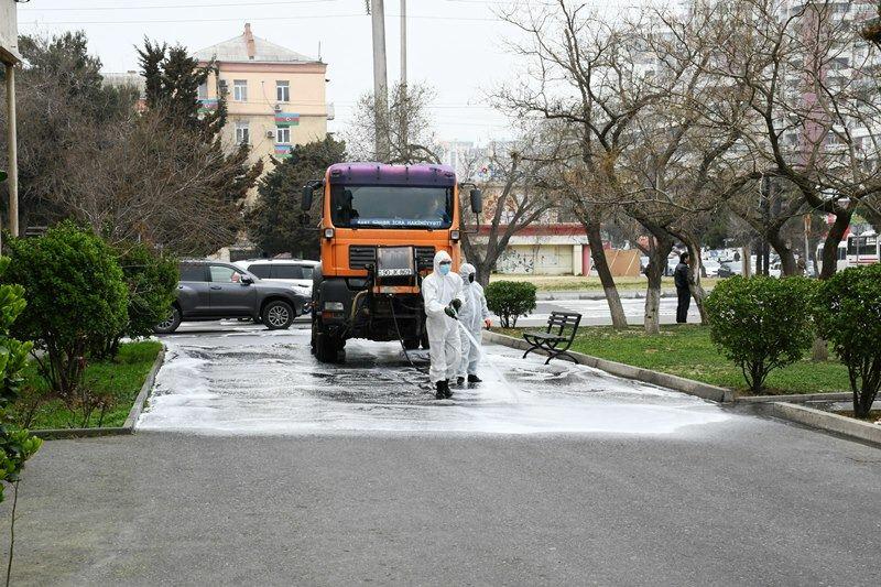 Bu gün Bakının 550 küçəsi yuyulub