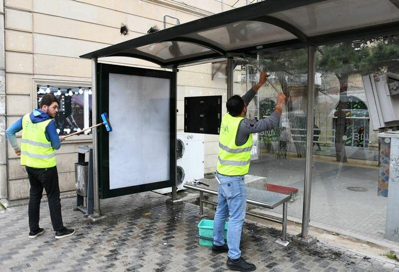 Bu gün Bakının 550 küçəsi yuyulub