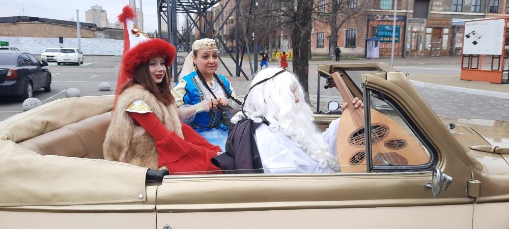 Новрузовский костер в Киеве