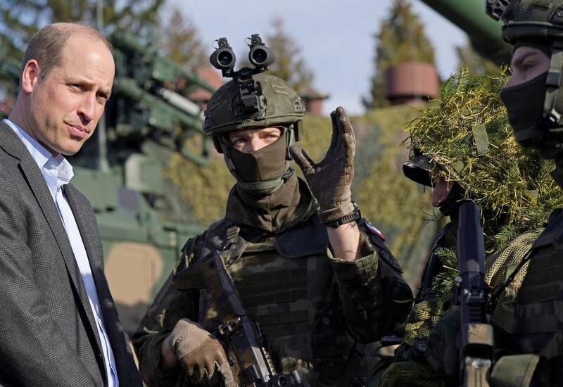 Принц Уильям тайно посетил военную базу вблизи украинской границы