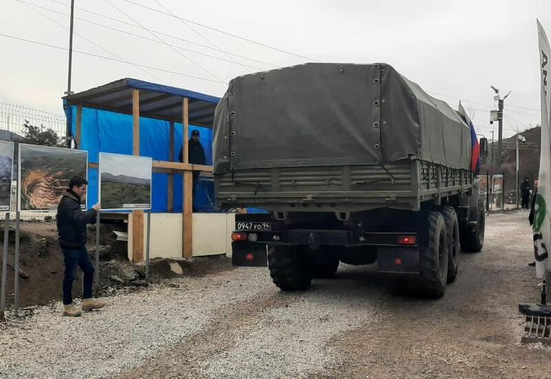 По Лачинской дороге проследовала автоколонна миротворцев