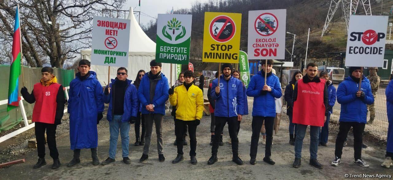 Мирная акция протеста на Лачинской дороге продолжается уже 101-й день