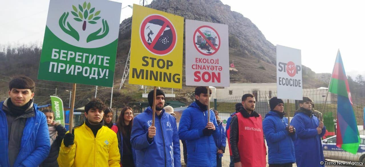 Мирная акция протеста на Лачинской дороге продолжается уже 101-й день