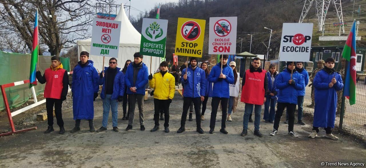 Мирная акция протеста на Лачинской дороге продолжается уже 101-й день