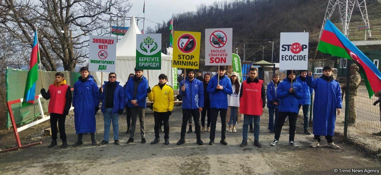 Мирная акция протеста на Лачинской дороге продолжается уже 101-й день