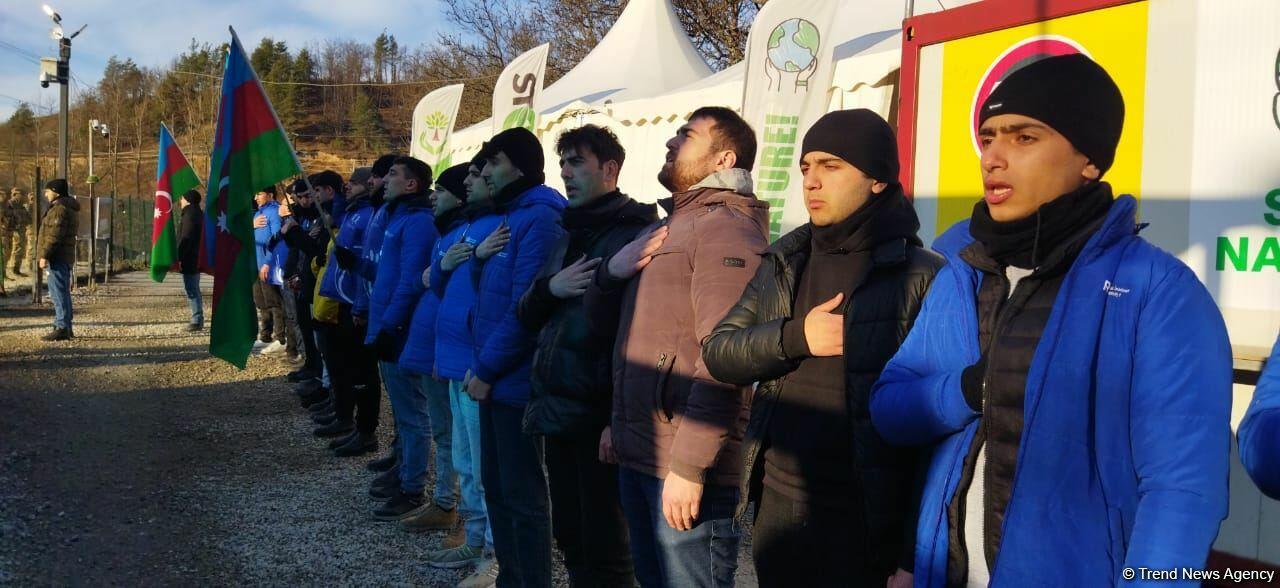 Мирная акция протеста на Лачинской дороге продолжается уже 102-й день