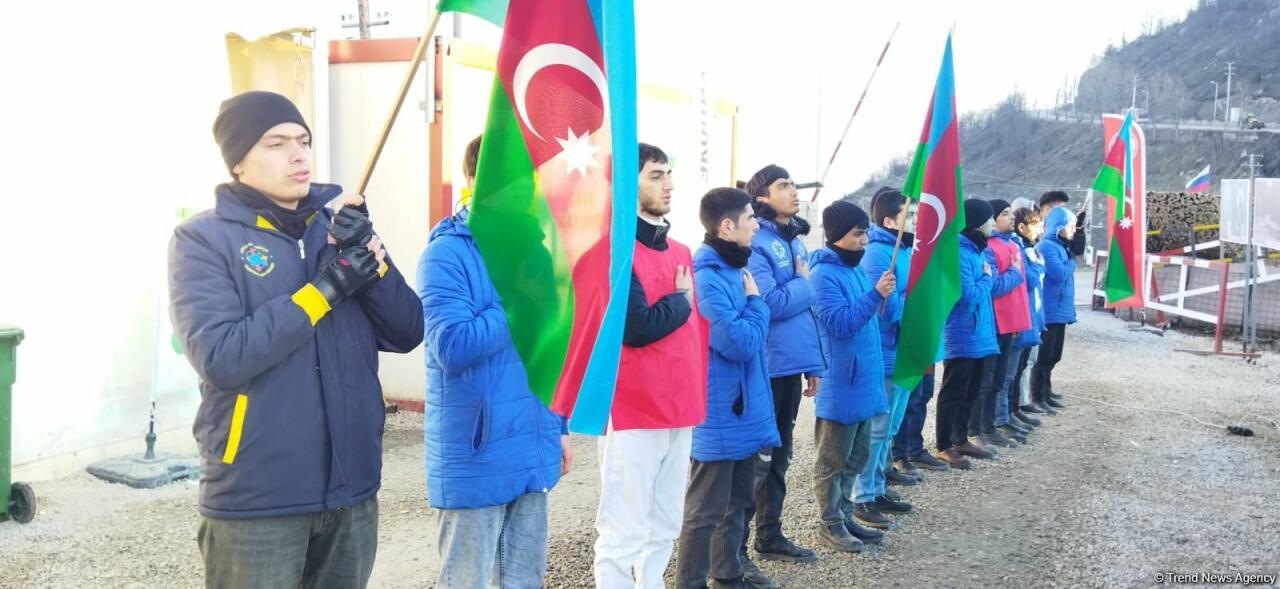 Мирная акция протеста на Лачинской дороге продолжается уже 103-й день