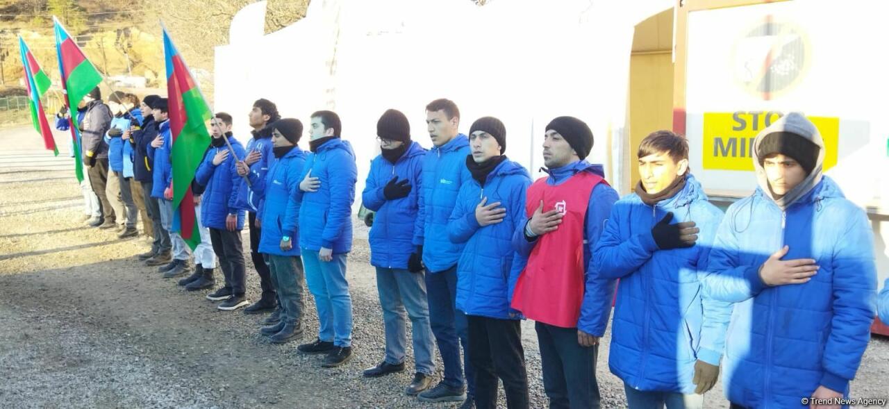 Мирная акция протеста на Лачинской дороге продолжается уже 103-й день
