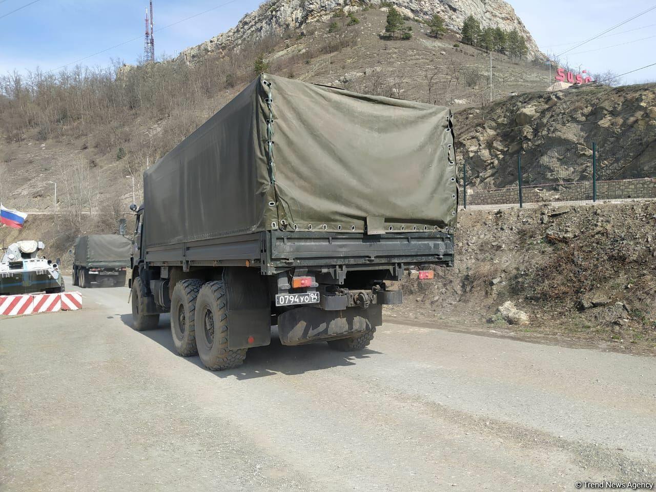 По Лачинской дороге беспрепятственно проехали 19 автомобилей миротворцев