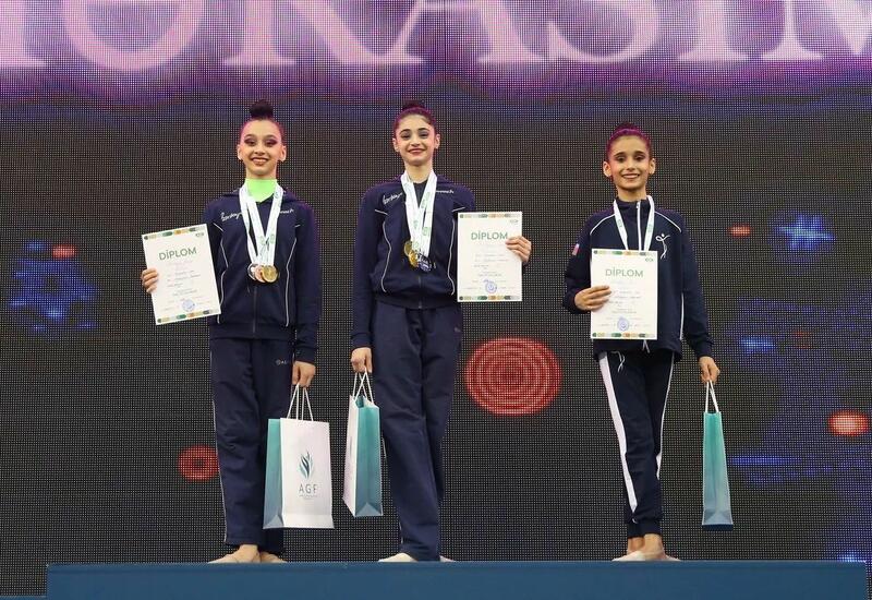 Чемпионат Азербайджана по художественной гимнастике: награждены победители и призеры в категории "юниорки"