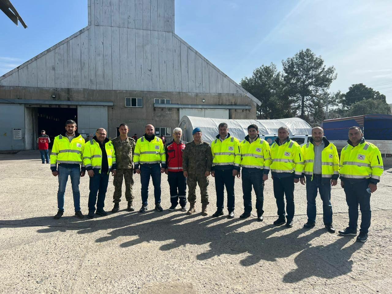 “Qardaş Köməyi platforması” nümayəndə heyəti növbəti dəfə Türkiyədə zəlzələ bölgəsinə səfər edib