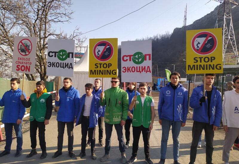 Акция протеста на дороге Лачин-Ханкенди длится 105-й день