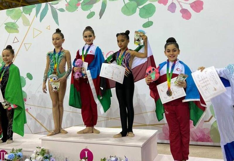 Gimnastlarımız beynəlxalq turnirdən 9 qızılla qayıdıblar