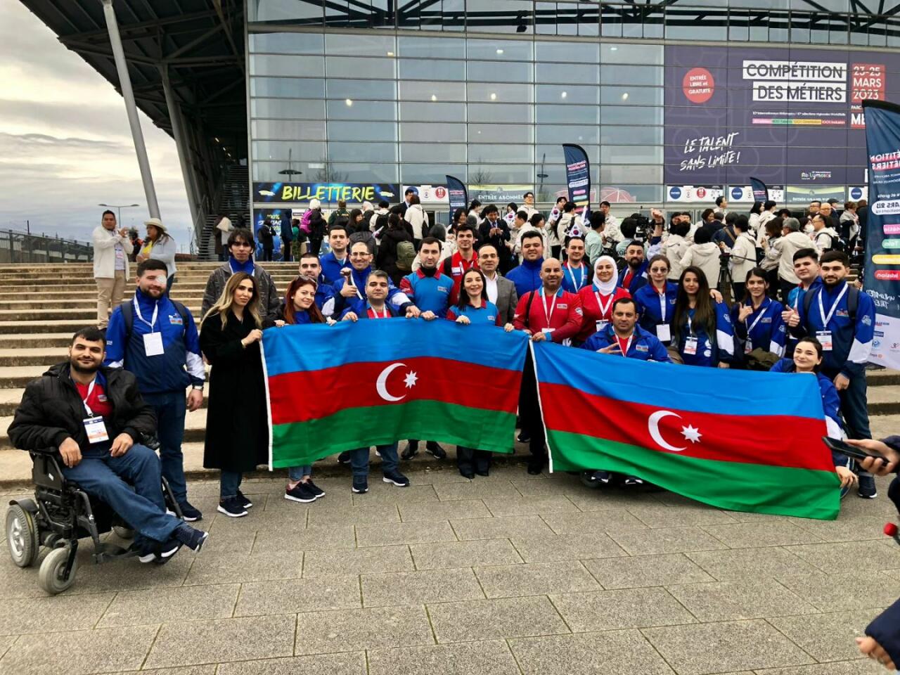 Представители Азербайджана впервые приняли участие в чемпионате абилимпийцев во Франции