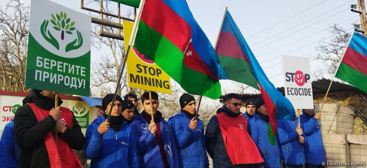 Акция протеста на дороге Лачин-Ханкенди продолжается 109-й день