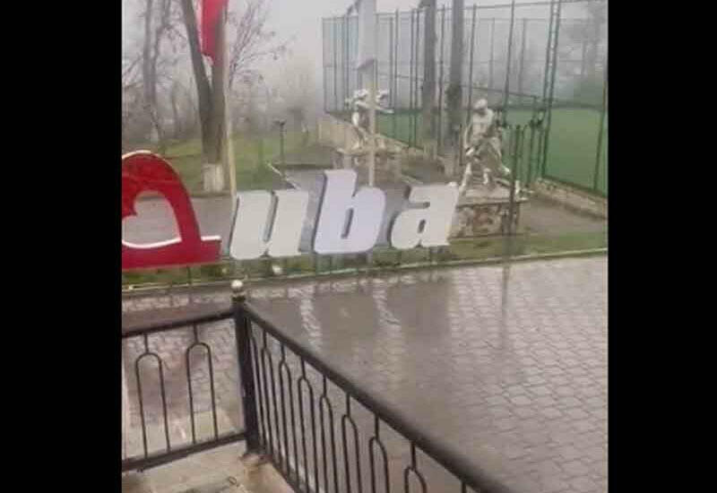 Qubaya qar yağıb