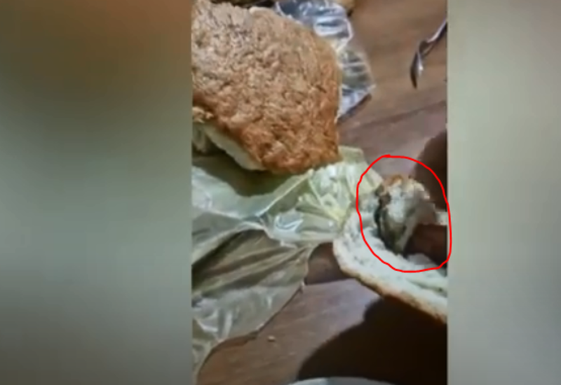 Vətəndaşın aldığı çörəyin içindən dəmir çıxdı