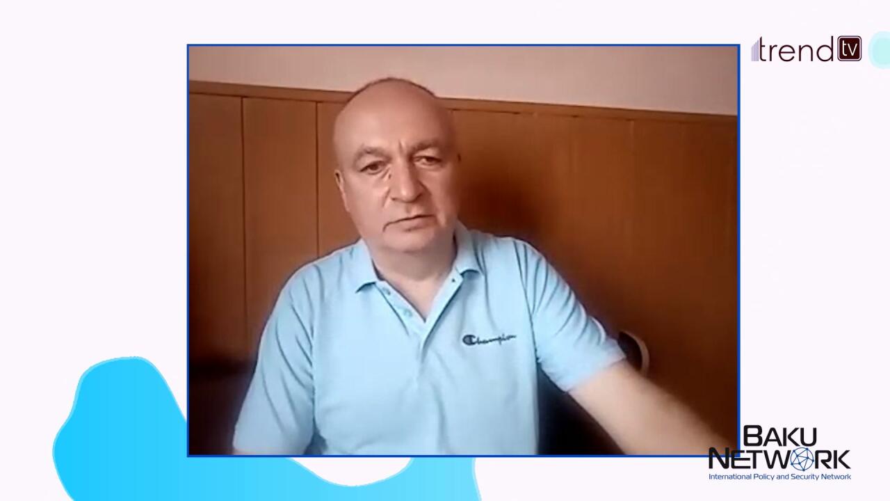 Турал Гянджалиев и Артур Агаджанов в передаче "Диалог с Тофиком Аббасовым" на платформе Baku Network