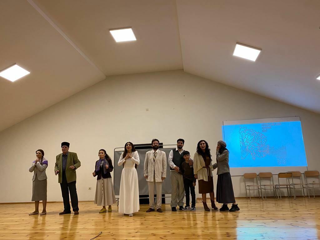 Бакинский муниципальный театр представил спектакль "Sən qayıdacaqsan"