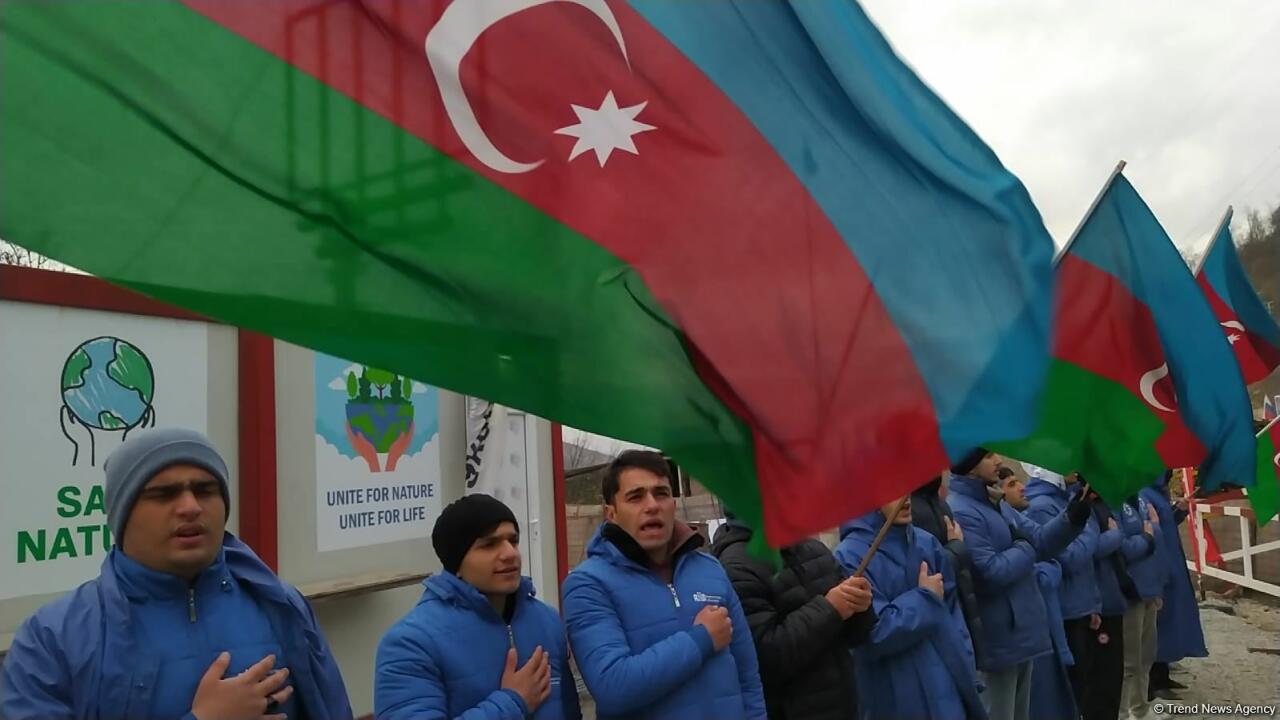 Акция протеста на дороге Лачин-Ханкенди длится 110-й день