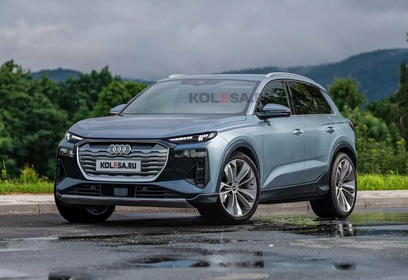 Так выглядит новый кроссовер Audi Q6 e-tron